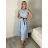Šaty dlhé elegantné bez rukávov dámske (S/M ONE SIZE) TALIANSKA MÓDA IMPDY25MDUE24796/DUR -   čierna
 -   S/M/L