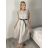 Šaty dlhé elegantné bez rukávov dámske (S/M ONE SIZE) TALIANSKA MÓDA IMPDY25MDUE24796/DUR -   čierna
 -   S/M/L