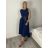 Šaty dlhé elegantné bez rukávov dámske (S/M ONE SIZE) TALIANSKA MÓDA IMPDY25MDUE24796/DUR -   čierna
 -   S/M/L