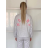 Mikina oversize dámská  MOMMY (S/M/L/XL/XXL ONE SIZE) ITALSKÁ MÓDA IMWBA26MOMMY/DUR ONE SIZE žlutá