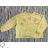 Mikina oversize dámská  MOMMY (S/M/L/XL/XXL ONE SIZE) ITALSKÁ MÓDA IMWBA26MOMMY/DUR ONE SIZE žlutá