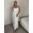 Šaty dlouhé letní na ramínka dámské Rebeca (S/M ONE SIZE) ITALSKÁ MÓDA IMD23472/DUR -   Černá -   S/M