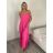Šaty dlouhé letní na ramínka dámské Rebeca (S/M ONE SIZE) ITALSKÁ MÓDA IMD23472/DUR -   Černá -   S/M