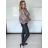 Bunda slabá oversize dlouhý rukáv dámská NINA (S/M/L ONE SIZE) ITALSKÁ MÓDA IMPLP2610339014/DUR S/M/L hnědá