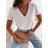 Tričko krátký rukáv dámské (S/M/L ONE SIZE) ITALSKÁ MÓDA IMD25057/DU S/M/L bílá