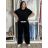 Súprava tunika oversize krátký rukáv a Kalhoty dámske LOTA (S/M/L/XL ONE SIZE) TALIANSKA MÓDA IMD2612131