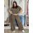 Súprava tunika oversize krátký rukáv a Kalhoty dámske LOTA (S/M/L/XL ONE SIZE) TALIANSKA MÓDA IMD2612131