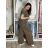 Súprava tunika oversize krátký rukáv a Kalhoty dámske LOTA (S/M/L/XL ONE SIZE) TALIANSKA MÓDA IMD2612131