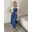 Šaty voľnočasové oversize a tričko s krátkým rukávem dámske LUISA  (S/M/L ONE SIZE) TALIANSKA MÓDA IMSM26000356