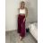 Kalhoty máslové dlouhé elegantní dámské BRITA (S/M/L ONE SIZE) ITALSKÁ MÓDA IM4260023/DU
