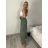 Kalhoty máslové dlouhé elegantní dámské BRITA (S/M/L ONE SIZE) ITALSKÁ MÓDA IM4260023/DU