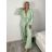 Sako elegantní na zavázání rukáv dámske ZUZANA (S/M/L) TALIANSKA MÓDA IMPDY2624772/DUR S/M/L růžová světlá