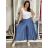 Nohavice volnočasové dámske HANNA (S/M/L ONE SIZE) TALIANSKA MÓDA IMSM26001237/DUR S/M/L svetlo modrá