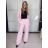 Kalhoty dlouhé elegantní dámské (S/M ONE SIZE) ITALSKÁ MÓDA IMPLP2437150090/DU -   biela -   S / M