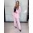 Kalhoty dlouhé elegantní dámské (S/M ONE SIZE) ITALSKÁ MÓDA IMPLP2437150090/DU -   biela -   S / M