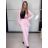 Kalhoty dlouhé elegantní dámské (S/M ONE SIZE) ITALSKÁ MÓDA IMPLP2437150090/DU -   biela -   S / M
