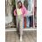 Nohavice outdoorové s opaskom dámske (S/M/L ONE SIZE) TALIANSKA MÓDA IM426111451/DUR S/M/L tmavo béžová