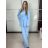 Komplet elegantní sako a kalhoty dámské KLARISA (S/M/L ONE SIZE) ITALSKÁ MÓDA IMPLP266377/DUR S/M/L žlutá