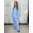 Komplet elegantní sako a kalhoty dámské KLARISA (S/M/L ONE SIZE) ITALSKÁ MÓDA IMPLP266377/DUR S/M/L žlutá