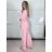 Komplet elegantní sako a kalhoty dámské KLARISA (S/M/L ONE SIZE) ITALSKÁ MÓDA IMPLP266377/DUR S/M/L žlutá