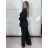 Komplet elegantní sako a kalhoty dámské KLARISA (S/M/L ONE SIZE) ITALSKÁ MÓDA IMPLP266377/DUR S/M/L žlutá
