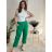 Kalhoty baggy dlouhé s knoflíky dámské (S/M ONE SIZE) ITALSKÁ MÓDA IMD24126