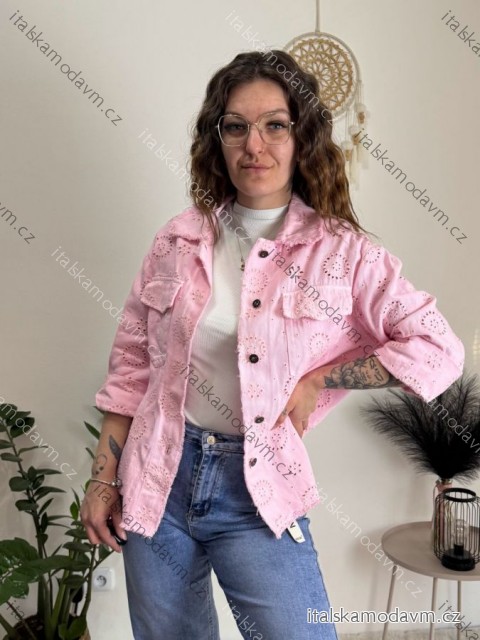 Džínová košile madeira dlouhý rukáv dámská (S/M/L ONE SIZE) IMPOZ25JSD-16521/DR