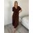 Šaty letní krátký rukáv dámské IRINA (S/M/L ONE SIZE) ITALSKÁ MÓDA IMWBS260001/DUR S/M/L Černá