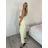 Nohavice letní s opaskom dámske TERNA (S/M/L ONE SIZE) TALIANSKA MÓDA IM426001356/DUR S/M/L svetlo béžová