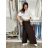 Nohavice letní s opaskom dámske TERNA (S/M/L ONE SIZE) TALIANSKA MÓDA IM426001356/DUR světle zelená S/M/L