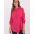 Košeľa oversize dlhý rukáv dámska mušelín (ONE SIZE) TALIANSKA MÓDA IMD24135