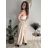Kalhoty elegantní dámské (S/M/L ONE SIZE) ITALSKÁ MÓDA IMM26M8102/DR světle modrá S/M/L