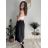 Sukně dlouhá s páskem dámská (S/M/L ONE SIZE) ITALSKÁ MÓDA IMWCP2624300/DU modrá S/M/L