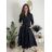 Šaty dlhé košilové 3/4 dlouhý rukáv dámske KONSTANCE  (S/M/L ONE SIZE) TALIANSKA MÓDA IMPDY264885/DUR S/M/L biela