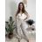 Nohavice dlhé elegantní dámske JITKA (S/M/L ONE SIZE) TALIANSKA MÓDA IM426070/DUR světle hnědá S/M/L