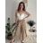 Kalhoty letní zavinovací dlouhé oversize dámské GINIE (S/M/L ONE SIZE) ITALSKÁ MÓDA IMD24250