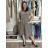 Šaty letné krátky rukáv dámske CAMELA (S/M/L ONE SIZE) TALIANSKA MÓDA IM42626361/DUR S/M/L svetlo béžová