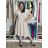 Šaty letné krátky rukáv dámske CAMELA (S/M/L ONE SIZE) TALIANSKA MÓDA IM42626361/DUR S/M/L svetlo béžová