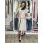 Šaty letné krátky rukáv dámske CAMELA (S/M/L ONE SIZE) TALIANSKA MÓDA IM42626361/DUR S/M/L svetlo béžová