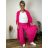 Cardigan letní 3/4 dlouhý rukáv dámský nadrozměr VESUNA (48/50/52 ONE SIZE) ITALSKÁ MÓDA IM425415