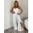 Overal dlouhý elegantní carmen na ramínka dámský (XS/S/M ONE SIZE) ITALSKÁ MÓDA IMWHP25956/DUR vínová XS/S/M