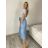 Šaty volnočasové krátký rukáv dámské PARMA (S/M/L ONE SIZE) ITALSKÁ MÓDA IMSM26001235