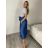Šaty volnočasové krátký rukáv dámské PARMA (S/M/L ONE SIZE) ITALSKÁ MÓDA IMSM26001235