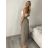 Kalhoty lněné  volnočasové dámské MODI (S/M/L ONE SIZE) ITALSKÁ MÓDA IMSM26001236