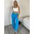 Kalhoty letní s páskem dámské TERNA  (S/M/L ONE SIZE) ITALSKÁ MÓDA IM426001356