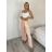 Kalhoty letní s páskem dámské TERNA  (S/M/L ONE SIZE) ITALSKÁ MÓDA IM426001356