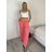 Kalhoty letní s páskem dámské TERNA  (S/M/L ONE SIZE) ITALSKÁ MÓDA IM426001356