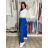 Kalhoty letní s páskem dámské TERNA  (S/M/L ONE SIZE) ITALSKÁ MÓDA IM426001356