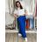 Kalhoty letní s páskem dámské TERNA  (S/M/L ONE SIZE) ITALSKÁ MÓDA IM426001356