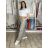 Kalhoty letní s páskem dámské TERNA  (S/M/L ONE SIZE) ITALSKÁ MÓDA IM426001356